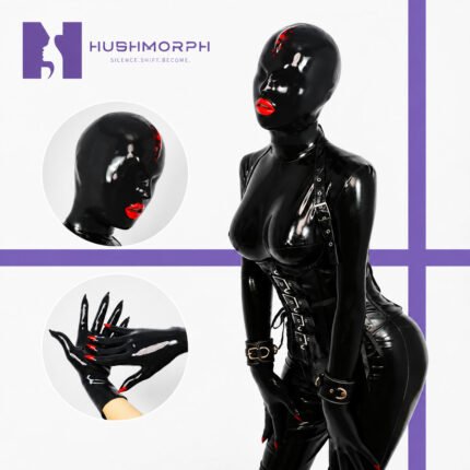 Vis- Colored Silicone Xeno Mask&Colored Glossy Silicone Gloves